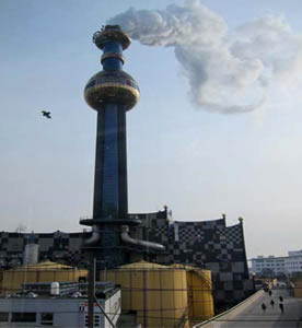 Centro de Generación de Energía (Viena) a partir de residuos sólidos.