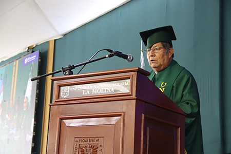 Dr. Abel Meja Marcacuzco, decano de la Facultad de Ingeniera Agrcola
