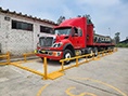 BALANZA DIGITAL de pesaje de camiones en la UNALM