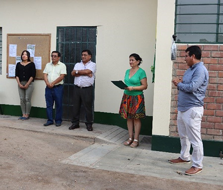 Dr. Américo Guevara Pérez en la Inauguración Laboratorio de Cultivo de Tejidos Vegetales
