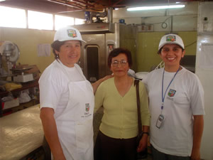 Zelmira Reynosos visita panificación