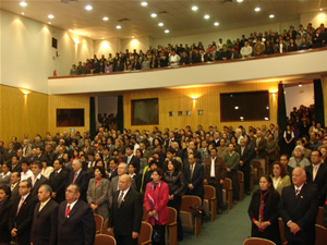 Auditorio lleno para juramentación