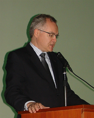 Ing. Ravines, representante del Ministro de Agricultura