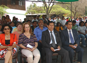 Ing. Ravines, representante del Ministro de Agricultura