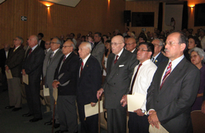 Amigos, compañeros y familiares presentes