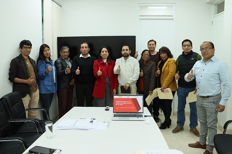 participantes en la capacitación sobre la «Etapa de Seguimiento y Conformación del CIE»