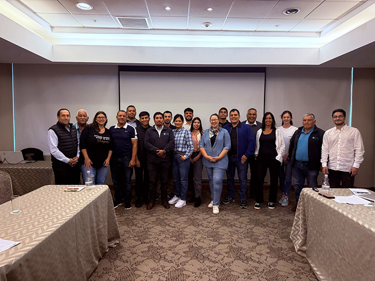 Participantes en pleno del taller