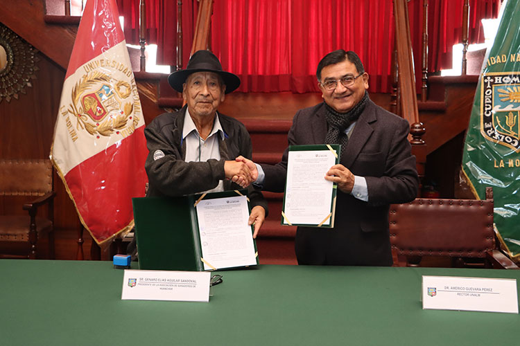 UNALM y Asociación de Ganaderos Huanchor firman convenio