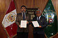 Firma de convenio entre la UNALM y la Municipalidad de San Bartolo