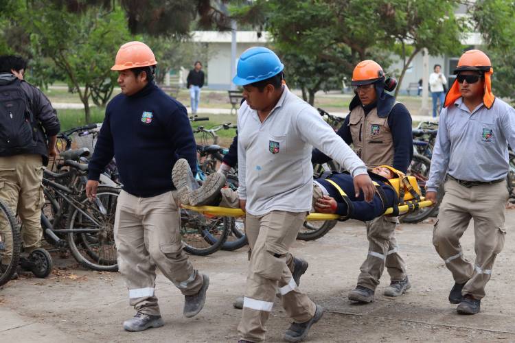 participacion de la UNALM en Simulacro Nacional Multipeligro