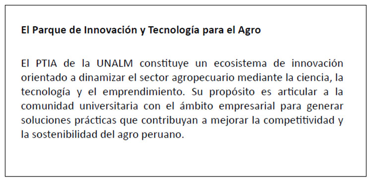 Acerca de El Parque de Innovación y Tecnología para el Agro