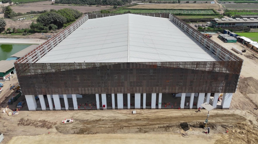 construcción del nuevo Polideportivo Universitario