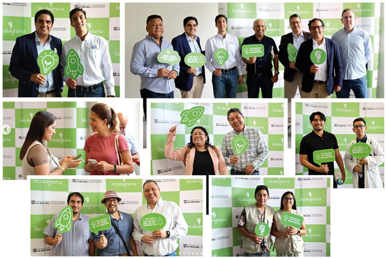 Asistentes con mensajes de emprendimiento