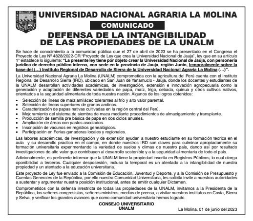 comunicado